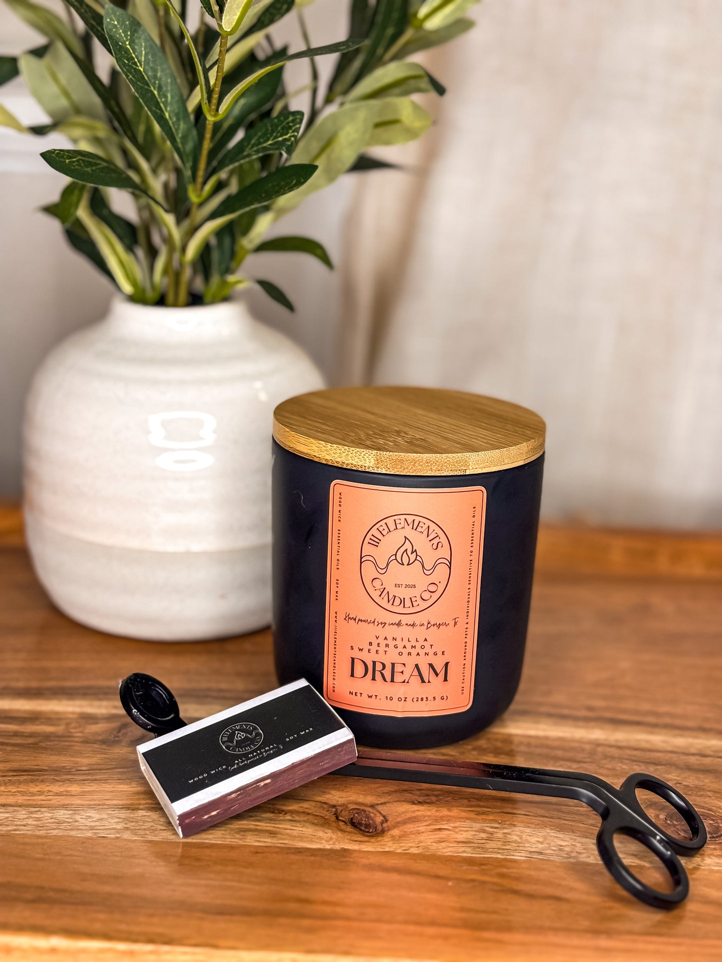 Dream - Essential Oil Soy Candle (Wood Wick)
